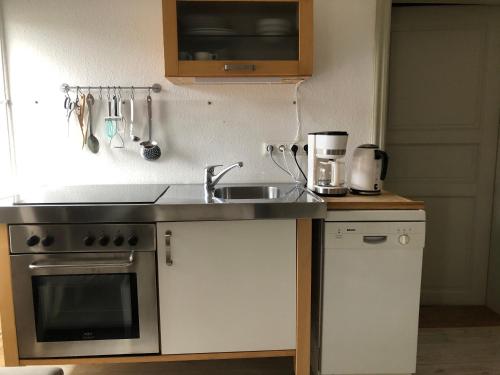 köök, Ferienwohnung 1 Hof Flüh (Ferienwohnung 1 Hof Fluh) in Bosau