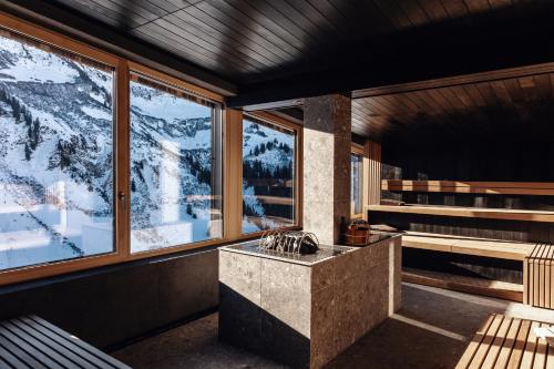 桑拿, Hotel Alpenstern in 達穆爾斯