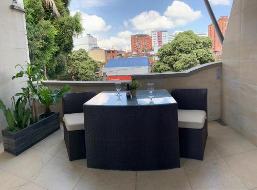 Altan/terrasse, Hotel Buena Vista in Bucaramanga