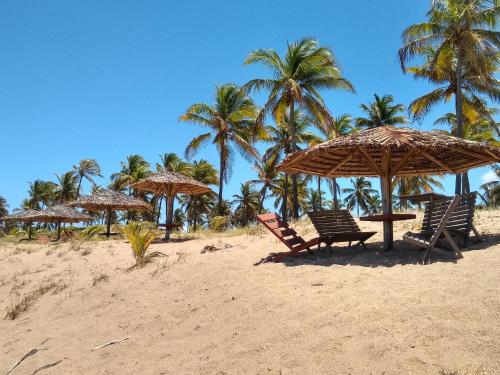 Strand, Hotel Coco Beach in Conde (Bahia)