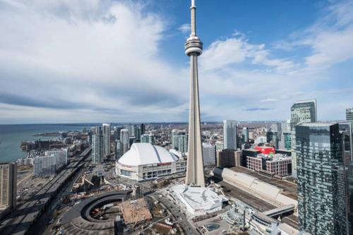 Two BD CN Tower and Lake Ontario View
