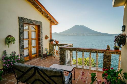 Balkon/terasa, Hotel La Casa del Mundo in Panajachel