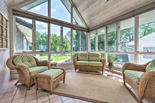 Lakehouse with View Dock Sunroom and 2 Decks! - image 3