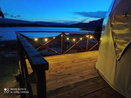 Balkons/terase, Glamping Chinu in Guatavita