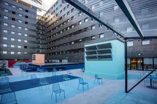 陽台/露台, Residencia Universitaria Resa San Mamés (Residencia Universitaria Resa San Mames) in 巴斯托