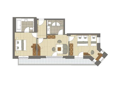 Comfort Two-Bedroom Suite with Balcony