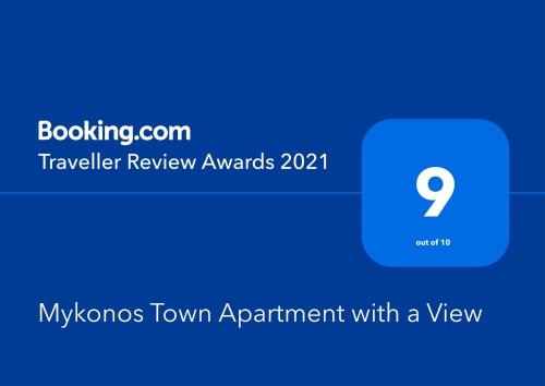  Mykonos Town Apartment with a View in Mykonos Stadt