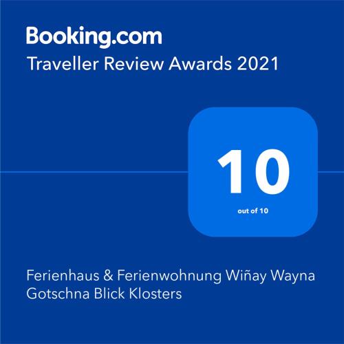 Ferienhaus & Ferienwohnung Wiñay Wayna Gotschna Blick Klosters