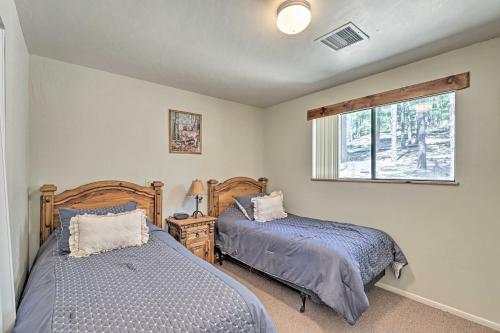 Wooded Prescott Cabin with Private Deck and Grill!