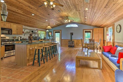 . Bright Tucked-Away Cabin w/ Furnished Deck + Grill