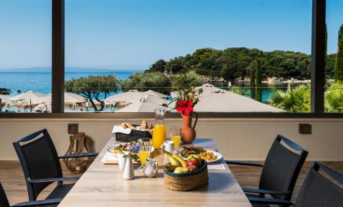 Balcony/terrace, Prima Vista Beachfront Boutique Hotel in Syvota