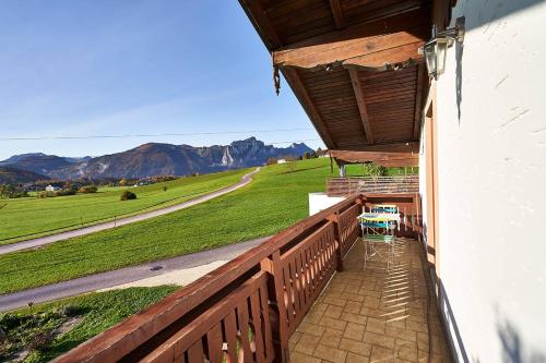 Uitzicht, Bergblick Acht Mondsee in Innerschwand am Mondsee