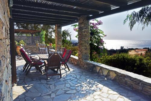 family home with a fantastic sea view, 5 minutes from the beaches - Location saisonnière - Koundouros