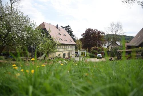 Viesnīcas āriene, Romantische Ferien auf dem nachhaltig ökologisch sanierten Bauernhof (Romantische Ferien auf dem nachhaltig okologisch sanierten Bauernhof) in Ebersbach-Neugersdorf