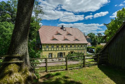 Viesnīcas āriene, Romantische Ferien auf dem nachhaltig ökologisch sanierten Bauernhof (Romantische Ferien auf dem nachhaltig okologisch sanierten Bauernhof) in Ebersbach-Neugersdorf