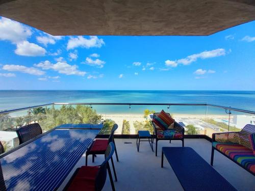 Ocean views from all the bedrooms of this Deluxe beachfront Condo, Paradise