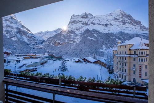 Deluxe Double Room Eiger View with balcony