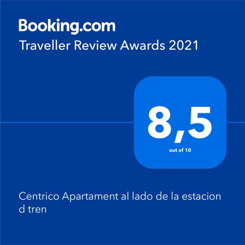 Centrico Apartament al lado de la estacion d tren Vivienda de uso Turistico