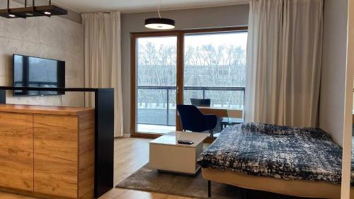 Apartament studio z widokiem na Odrę Bulwary Książęce, Wroclaw (foto 6)
