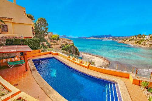 el portet - beachfront holiday home with private pool in moraira