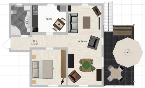 Ferienwohnung Sonnenaufgang - Apartment - Penig