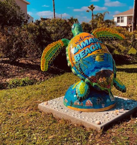 Cute Jamaica Beach Gem with Huge Deck and Pup Friendly Fence
