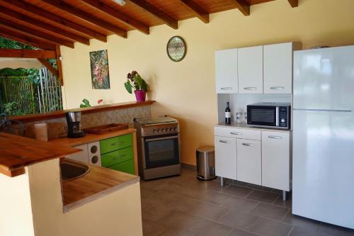 virtuve, Les Gites Orchidees Bel'o in Capesterre-Belle-Eau