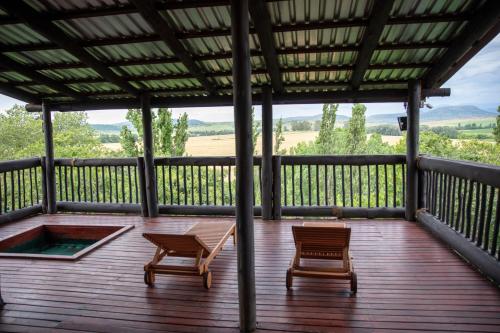 Erkély/terasz, Riverbend Berg Lodge in Bergville