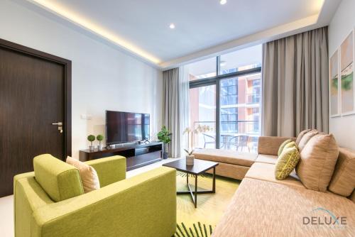 Sleek 1BR Apartment at Celestia Dubai South by Deluxe Holiday Homes, Dubaj (fotografie 9)