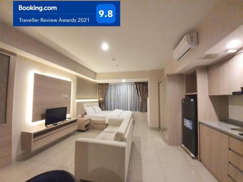 Apartemen studio 26 m² dengan 1 kamar mandi pribadi di Bekasi Selatan (Apartemen Grand Kamala Lagoon @Bonzela Property )