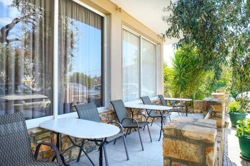 Balcony/terrace, Meni Studios in Thassos