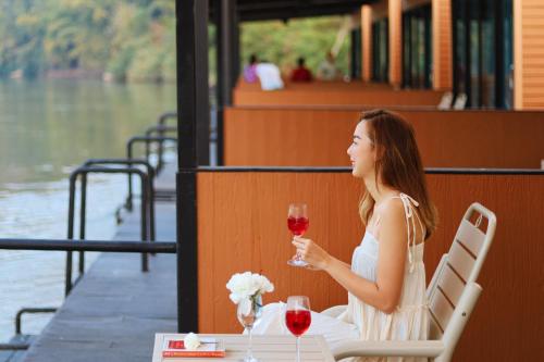 balcon/terasă, Suansaiyok Resort in Sai Yok