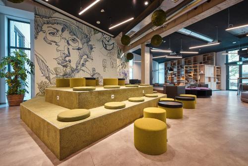 ห้องส่วนกลางสำหรับนั่งเล่น/ดูทีวี, Jugendherberge Oldenburg Mitgliedschaft erforderlich in โอลเดนแบร์ก