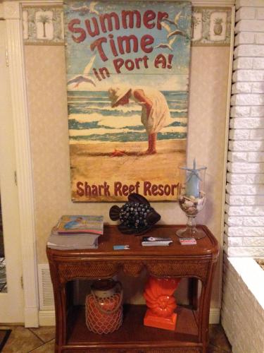 Előcsarnok, Shark Reef Resort Motel & Cottages in Port Aransas (Texas)