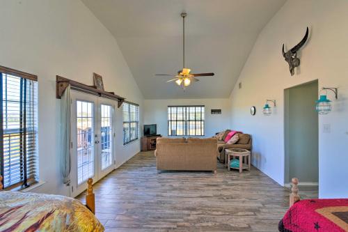 Serene 35-Acre Horse Ranch with Deck and Pond!