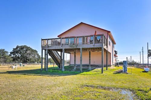 Serene 35-Acre Horse Ranch with Deck and Pond!