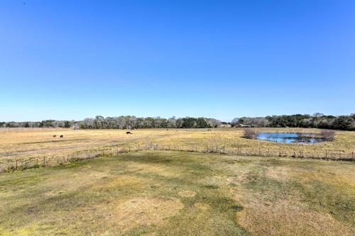 Serene 35-Acre Horse Ranch with Deck and Pond!