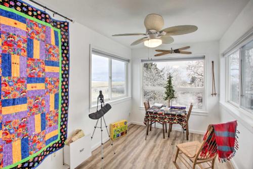 Spacious Gifford Retreat with Scenic Farmland Views in Lewiston