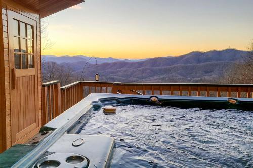 Smoky Mountain Cabin with Hot Tub and Views!