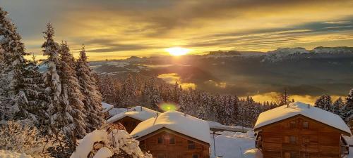 Appartement d'une chambre avec vue sur la ville balcon et wifi a Chamrousse