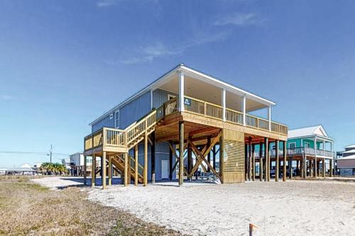 Latitude Adjustment in Dauphin Island, Vereinigte Staaten von Amerika