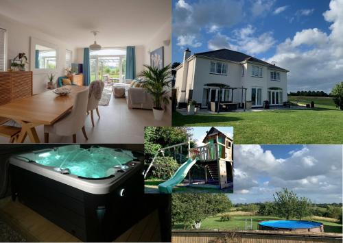 Sleeps 11 Large Stunning Luxury Home Close To Worcester & Malvern With Hot Tub, Summer Pool Orch, , Worcestershire