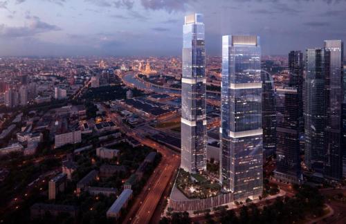 SkyRent24 apartment Moscow City 63 floor Апартаменты Москва Сити 63 этаж