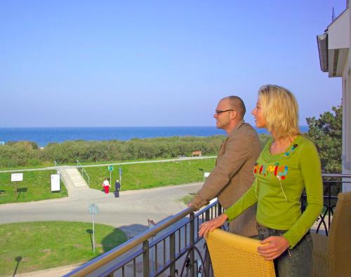 Balcony/terrace, Pension Strandschloss Arielle in Borgerende-Rethwisch