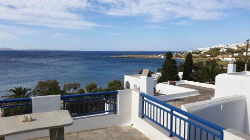 Erkély/terasz, Galazio Kyma in Tinos