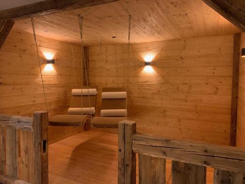 Sauna, Chalet RelaxAlp Garfrescha in Garfrescha