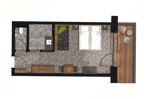 Premium Double Room with Balcony