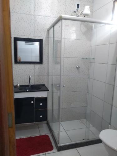 Fürdőszoba, Apt Inteiro 02 Qts, 04 Pessoas, 15 min Praia in Vila Velha