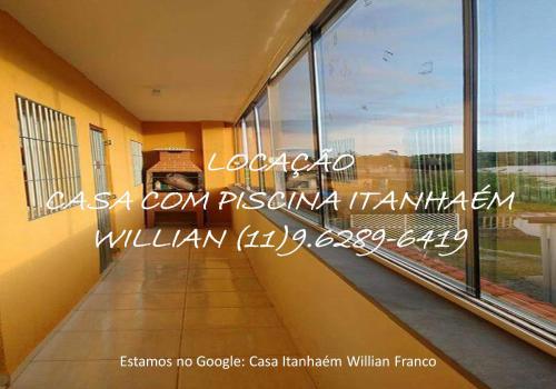 ระเบียง/ชานเรือน, Casa inteira ITANHAÉM Piscina AQUECIDA, Churrasqueira e Wi-fi (Casa inteira ITANHAEM Piscina AQUECIDA, Churrasqueira e Wi-fi) in บัลเนียริโอตูปี