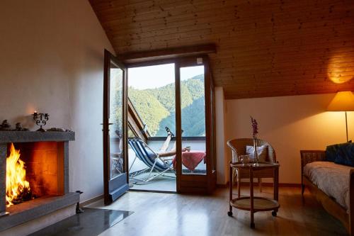 Balcony/terrace, Wild Valley Secluded Apartment 3 in Isorno